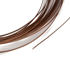Кокосово-Коричневый 5м алюминиевая проволока, плоский, для diy craft, кокосового коричневый, 1x0.3 мм, около 16.40 футов (5 м) / рулон