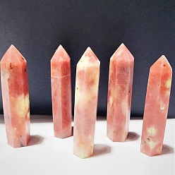 Турмалин Башня из натурального турмалина, украшение для дома, исцеляющие каменные палочки, Декоры для медитации и терапии Рейки чакры, шестиугольная призма, 50~60 мм