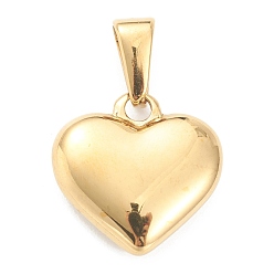 Letter O 304 Stainless Steel Pendants, Heart with Black Letter, Golden, Letter.O, 16x16x4.5mm, Hole: 7x3mm