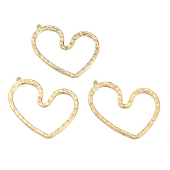 Сердце Подвески из цинкового сплава, золотые, полый, сердце, 37x45x1.5 мм, отверстие : 1.2 мм