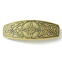 Другие Заколки для волос из сплава, для женщин девушки, античное золото , узел, 83x29x11.5 мм