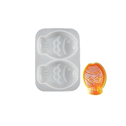 Белый Силиконовые формы, формы для литья смолы, для уф-смолы, эпоксидная смола, рыба, белые, 104x73x17 мм