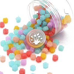 Corail Clair Sceller les particules de cire, pour cachet de cachet rétro, impression de patte de chat, corail lumière, case: 61x59 mm, 200 pcs / boîte