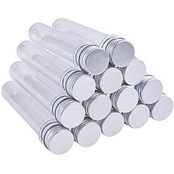 Clear Plastic Bead Containers, Bottle, Column, Clear, 139.5x25mm