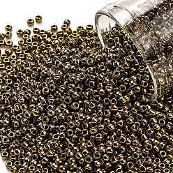 (223) Antique Bronze TOHO Round Seed Beads, Japanese Seed Beads, (223) Antique Bronze, 11/0, 2.2mm, Hole: 0.8mm, about 1110pcs/bottle, 10g/bottle