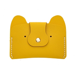 Золотистый Набор карточных сумок в форме собаки своими руками, включая материалы сумки из искусственной кожи, золотые, 91x116x3 мм