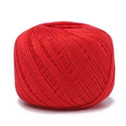 Красный Хлопковые волокна пряжа для вязания, для одежды шарфы свитера шали шапки, красные, 20г/моток