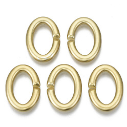 Золотистый Непрозрачные акриловые кольца, разъемы для быстрой связи, для изготовления кабельных цепей, овальные, золотые, 30.5x21.5x4.5 мм, Внутренний диаметр: 21x12 мм, о 335 шт / 500 г
