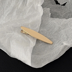 Золотой Металлические заколки для волос из кожи аллигатора, золотые, 60 мм