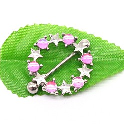 Ring 304 Кольца для сосков из нержавеющей стали и 316 хирургической нержавеющей стали, цвет нержавеющей стали, в главной роли, 30 мм