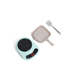 Нектар Сплав мини имитация электроплиты украшение, для аксессуаров для кукольного домика, притворяясь опорными украшениями, нектар, 37x30x12 мм