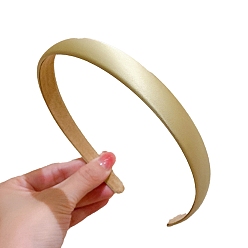 Бледно-Золотистый Атласные резинки для волос, бледно золотарник, 150x130x15 мм