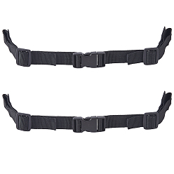 Черный Регулируемый полиэстеровый ремешок с пластиковой застежкой, плечевой ремень для переноски велосипеда на открытом воздухе, складной, автомобильный, чёрные, 380x24x9.5 мм