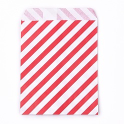 Красный Бумажные мешки, без ручек, мешки для хранения продуктов, узоров, красные, 18x13 см