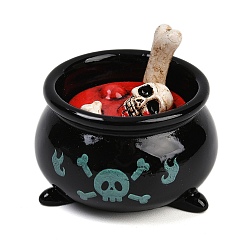 Другие Украшение из смолы на Хэллоуин, аксессуары для кукольного домика с микро-ландшафтом, притворяясь опорными украшениями, кулинарная ведьма, 29.5x24.5 мм