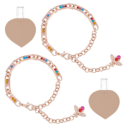 Розовое Золото Шнурки из цинкового сплава и пластика, шнурки для обуви, для обуви на высоком каблуке, с противоскользящими наклейками, сердце, розовое золото , 175 мм