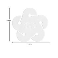 Flower Flower/Smiling Face/Star/Square Acrylic Sheets, for Printing Die, Flower, 35x35mm