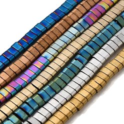 (52) Непрозрачная лаванда 2- ..., матовые, овальные, разноцветные, 4x2x2 мм, отверстие : 1 мм, около 176 шт / нитка, 15.75 дюйм (40 см)