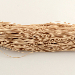 пшеница Круглый вощеный полиэфирный шнур, тайваньский вощеный шнур, витой шнур, цвет пшеницы, 1.5 мм, около 415.57 ярдов (380 м) / пачка