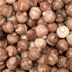 Клубничный Кварц Натуральные клубничные кварцевые украшения дисплея, для украшения дома, желудь, 22x17 мм