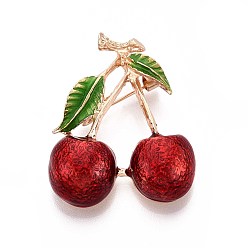 (123L) Белый крем непрозрачный блеск Эмалевые значки из вишневого сплава для одежды рюкзака, без кадмия и без свинца, золотой свет, огнеупорный кирпич, 43x33 мм