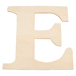 Letter E Незаконченная деревянная форма, буквы, letter.e, 29.6x28x0.2 см