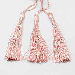 PeachPuff Tassels Decorations, PeachPuff, 135x6mm, about 100strands/bundles
