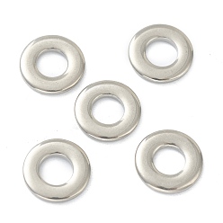 Нержавеющая Сталь Цвет Не тускнеет 304 соединительные кольца из нержавеющей стали, круглые кольца, цвет нержавеющей стали, 12x2 мм, внутренний диаметр: 6 мм