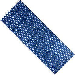 Midnight Blue 1Pc Anchor Pattern Chair Polycotton Cloth, Beach Chair Cloth Replacement Supplies, Midnight Blue, 1180x435x2mm