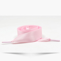 Pink Плоские полиэстеровые шнурки, замена шнурков, розовые, 1240x20 мм