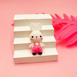 Ярко-Розовый Пластиковые подвески из пвх, кролика прелести, ярко-розовый, 55x30 мм