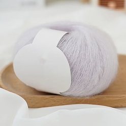 лаванда Пряжа мохер, длинная шерстяная пряжа для вязания, для одежды шарфы свитера шали шапки, лаванда, 20г/моток