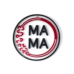 Темно-Голубой DIY тема дня матери плоский круглый кулон силиконовые формы, формы для литья смолы, для уф-смолы, изготовление ювелирных изделий из эпоксидной смолы, глубокое синее небо, 82.5x6 мм, отверстие : 2.5 мм