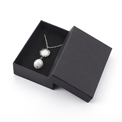 White Teardrop Shell Pearl Pendant Necklaces, with Pearl Flat Round Beads, Stainless Steel Chains, White, 18.1 inch(46cm), 2mm