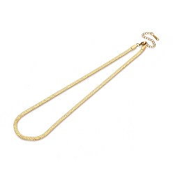 Настоящее золото 18K 4мм 304 цепочки из нержавеющей стали с рисунком «ёлочка», со словом я тебя люблю, ионное покрытие (ip), реальный 18 k позолоченный, 15.94 дюйм (40.5 см)