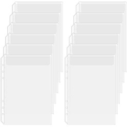 Прозрачный 12сумка для хранения из ПВХ с пеналом на цепочке, прозрачные, 212x147x0.7 мм