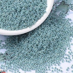 (RR521) Eucalyptus Ceylon MIYUKI Round Rocailles Beads, Japanese Seed Beads, (RR521) Eucalyptus Ceylon, 11/0, 2x1.3mm, Hole: 0.8mm, about 1100pcs/bottle, 10g/bottle