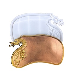 Белый Форма дракона, сделай сам, ювелирная тарелка, силиконовые формы, формы для хранения, формы для литья смолы, для уф-смолы, изготовление изделий из эпоксидной смолы, белые, 284x180 мм