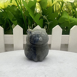 Синий Авантюрин Окрашенный и нагретый натуральный авантюрин синего цвета скульптурные украшения, для украшения стола домашнего офиса, морской волк, 30~40 мм