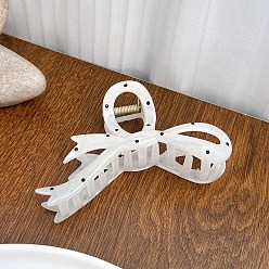 Bowknot Пластиковые зажимы когтя волос, бантом, 117x66x46 мм