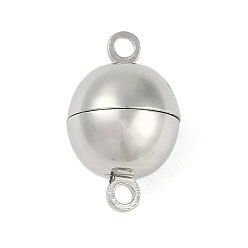 Платина Стойка металлизированный латунь магнитные застежки, с петлями, без кадмия и без свинца, долговечный, круглые, платина, 19x11.5x11.5 мм, отверстие : 2 мм