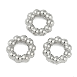Платина Пластиковые соединительные кольца ccb, шариковое кольцо, платина, 12.5x13x3.5 мм, внутренний диаметр: 6 мм