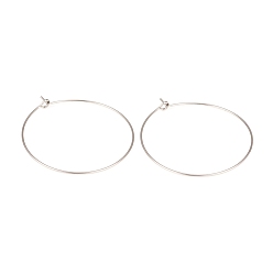 Нержавеющая Сталь Цвет 316 l хирургические серьги-кольца из нержавеющей стали, Винные стекла, цвет нержавеющей стали, 35x0.7 мм, 21 датчик