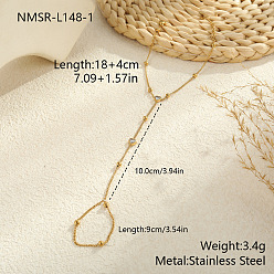 Настоящее золото 18K 304 Браслеты-кольца из нержавеющей стали с инкрустацией прозрачными кубическими циркониями для женщин, сердце и круглый, реальный 18 k позолоченный, 7.09 дюйм (18 см)