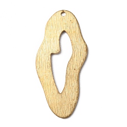 Без Покрытия Латунные подвески, шарм молнии, сырой (без покрытия), 31.5x14.5x1 мм, отверстие : 1.2 мм