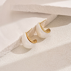 Белый 201 серьги-гвоздики в форме капли из нержавеющей стали, материал - стекло, минималистичные, высокого класса, золотые, белые, 20x15 мм