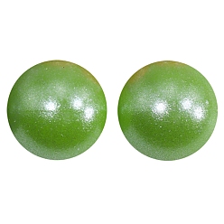 Lime Green Round Food Grade Silicone Beads, Lime Green, 15mm