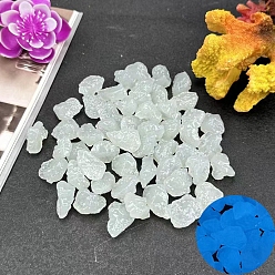 Белый Пластиковая имитация светящегося камня, украшение для дисплея, nuggest, белые, 20 мм