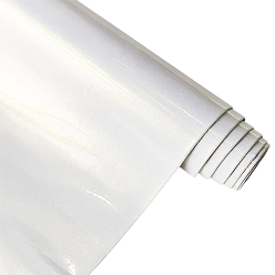 Белый Блестящая ткань из искусственной кожи, материалы для самостоятельного изготовления багажа, белые, 300x0.8 мм, 1.35 м / рулон