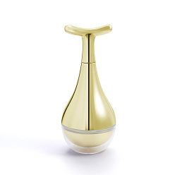 Золотой Ледяные шарики из нержавеющей стали для массажа, уход за кожей замораживание массажные палочки инструмент для лица, золотые, 119x52 мм